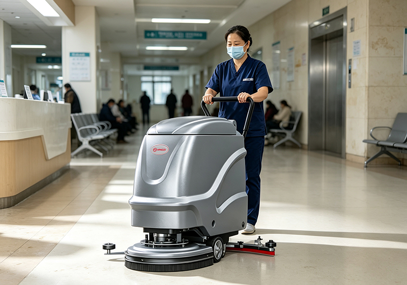 医院清洁实拍